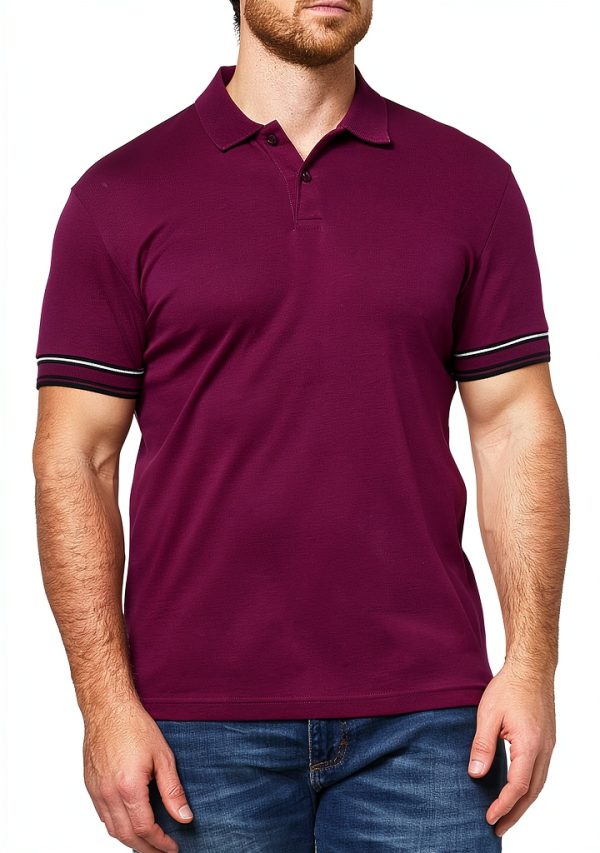 BOSS Interlock Cotton Polo Shirt Mens Casual Wear-0