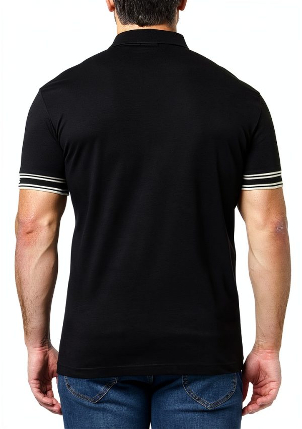 BOSS Interlock Cotton Polo Shirt Mens Clothing-1