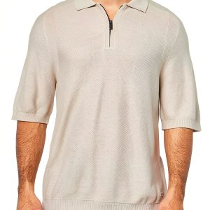 BOSS Basket Weave Knit Pullover Lightweight Sweater Mens-0