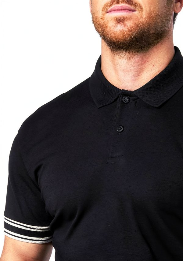 BOSS Interlock Cotton Polo Shirt Mens Clothing-2