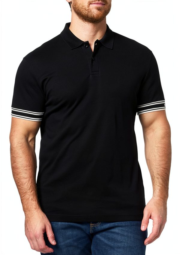BOSS Interlock Cotton Polo Shirt Mens Clothing-0