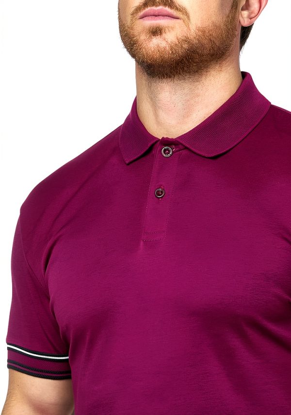 BOSS Interlock Cotton Polo Shirt Mens Casual Wear-2