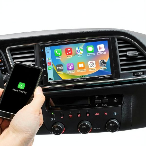 BOSS Audio Car Stereo with Apple CarPlay Android Auto-2