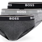 Hugo Boss Mens Briefs Cotton Comfort Refined Waistband-0