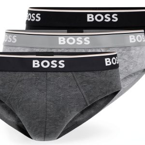 Hugo Boss Mens Briefs Cotton Comfort Refined Waistband-0