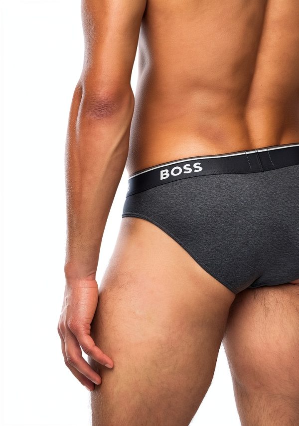 Hugo Boss Mens Briefs Cotton Comfort Refined Waistband-1