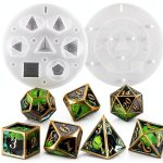 LET'S RESIN Dice Mold Silicone Resin Crafting DnD-0