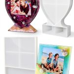 LET'S RESIN Photo Frame Molds Silicone Heart Square DIY-0