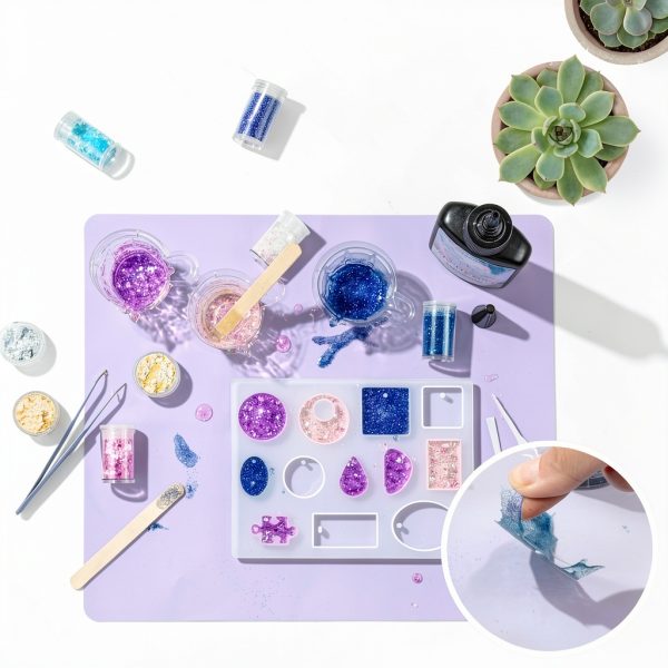 HeyClear UV Resin Kit Jewelry Making Craft Supplies-4