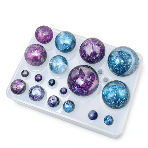 Sphere Silicone Mold ResinWorld Jewelry Casting Multiple-3