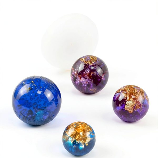 Sphere Silicone Mold ResinWorld Jewelry Casting Multiple-4