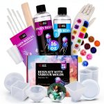 LET'S RESIN Epoxy Resin Kit with Molds Glitter Flowers-0