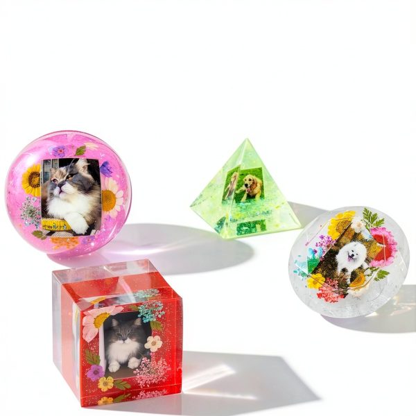 LET'S RESIN Epoxy Resin Kit with Molds Glitter Flowers-3