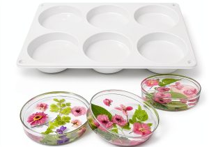 ResinWorld Round Coaster Mold Silicone Crafting Jewelry-0