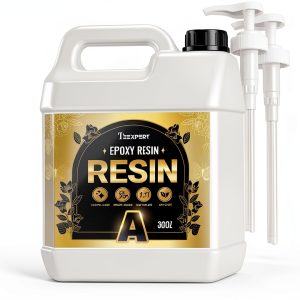 Teexpert Epoxy Resin Crystal Clear UV Resistant Crafts-0